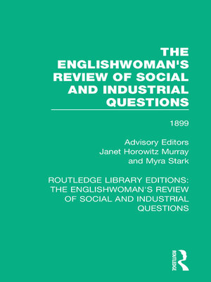 cover image of The Englishwoman's Review of Social and Industrial Questions